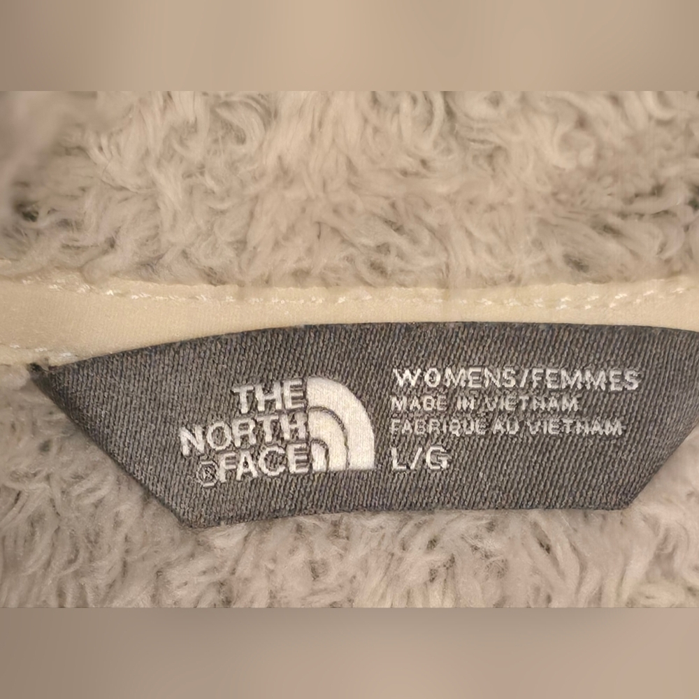 The North Face Beige and Gray Fleece Jacket - Picture 3 of 5